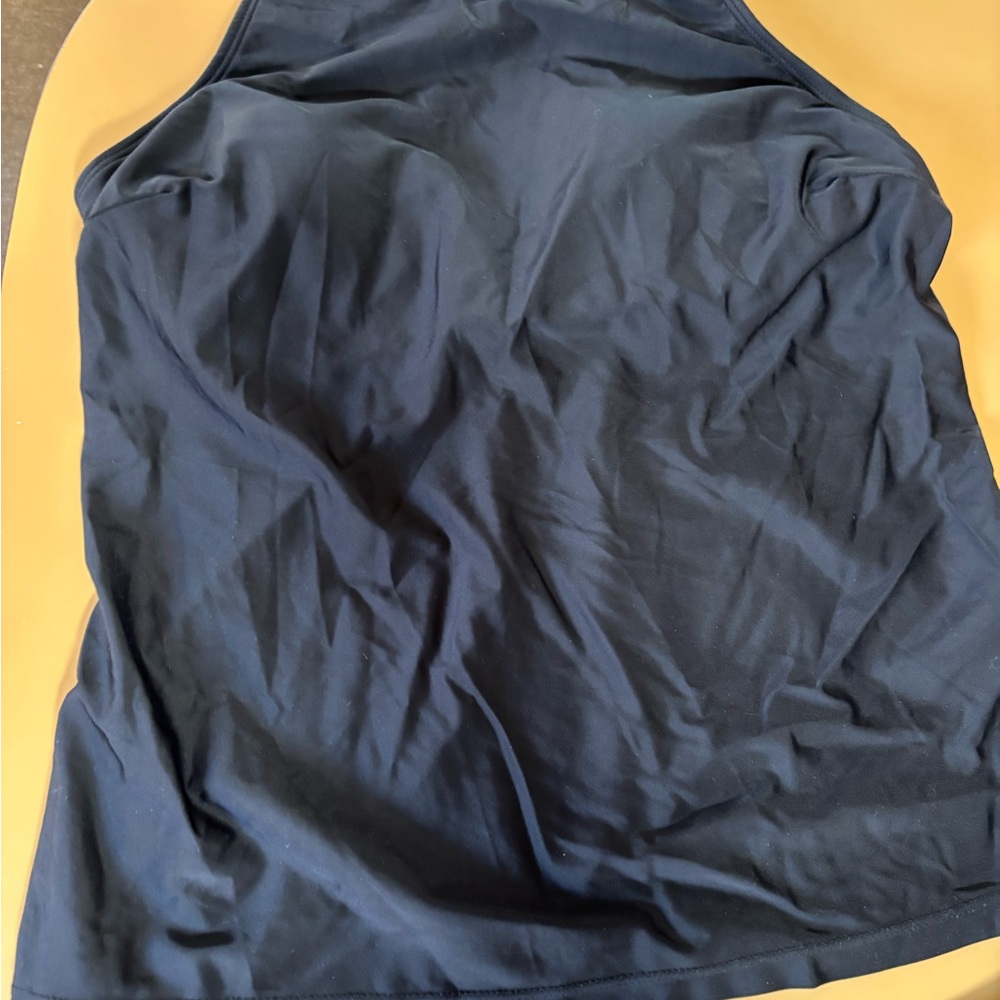 Black High-Neck Tankini Set size Med - Picture 4 of 10